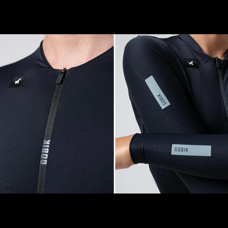 Gobik Maglia Manica Lunga Unisex Avalon Ink Nero