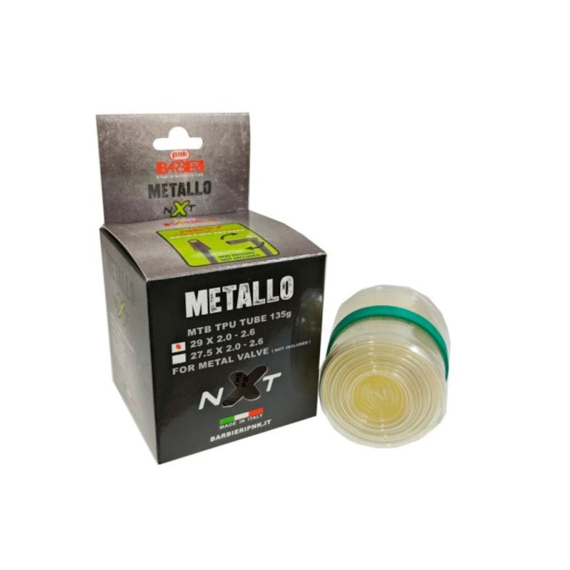 Barbieri Camera D'Aria NXT Metallo TPU MTB 29x2.0/2.6 Senza Valvola
