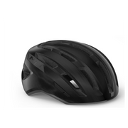 Met Casco Miles Nero Lucido