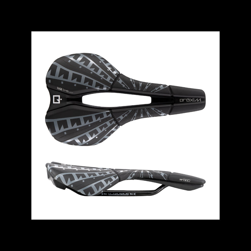 Prologo Sella Proxim W660 Slide Control 145 PAS Acciaio Riciclato Nero