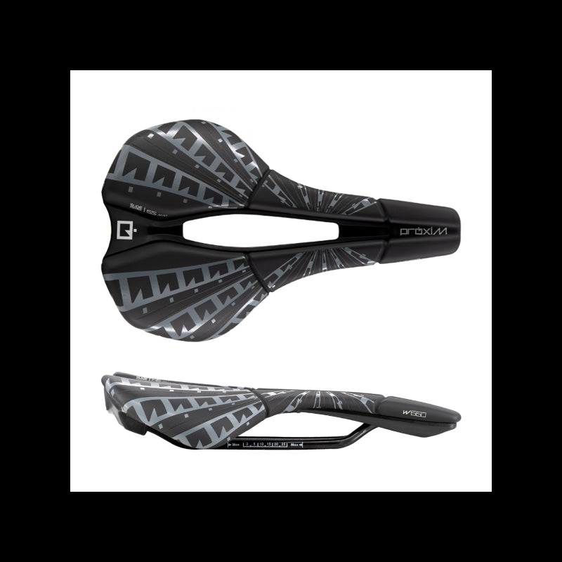 Prologo Sella Proxim W660 Slide Control 155 PAS Acciaio Riciclato Nero