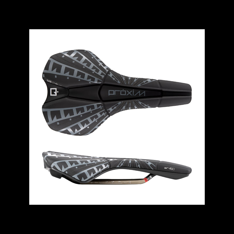 Prologo Sella Proxim W460 Slide Control 145 Acciaio Riciclato Nero