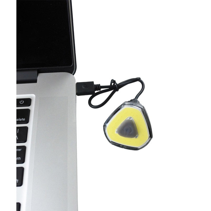 Anima Fanalino Trine Anteriore a Led Bianco Ricaricabile USB led COB (18 chips)