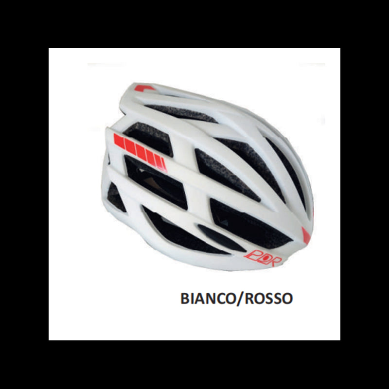 PDR Casco City Double Bianco/Rosso