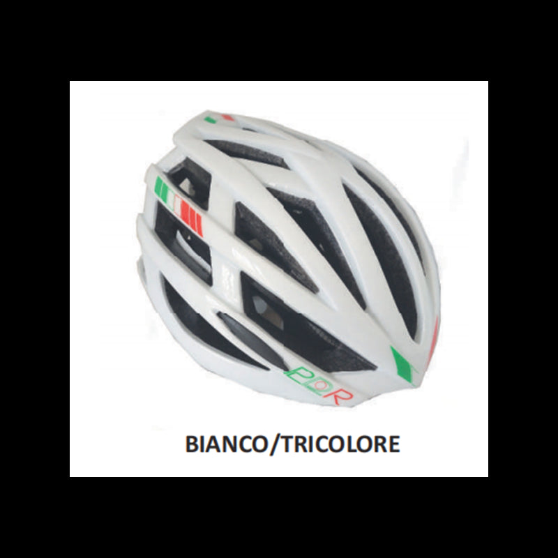 PDR Casco City Double Bianco Tricolore