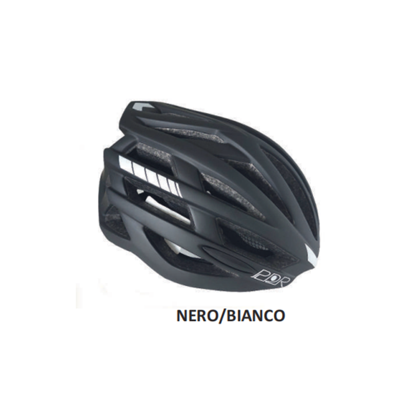 PDR Casco City Double Nero/Bianco
