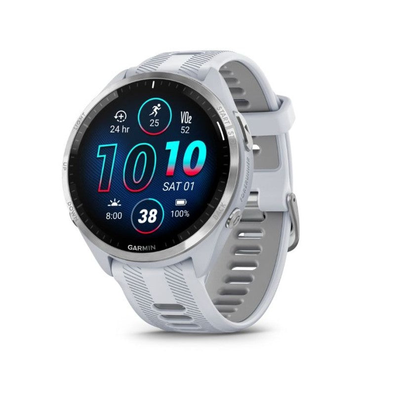 Garmin Forerunner 965 46 Mm Bianco Pietra/Grigio Polvere