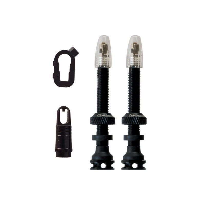 Campa Bros Kit 2 Valvole UST 50mm nera 6 fori + accessori
