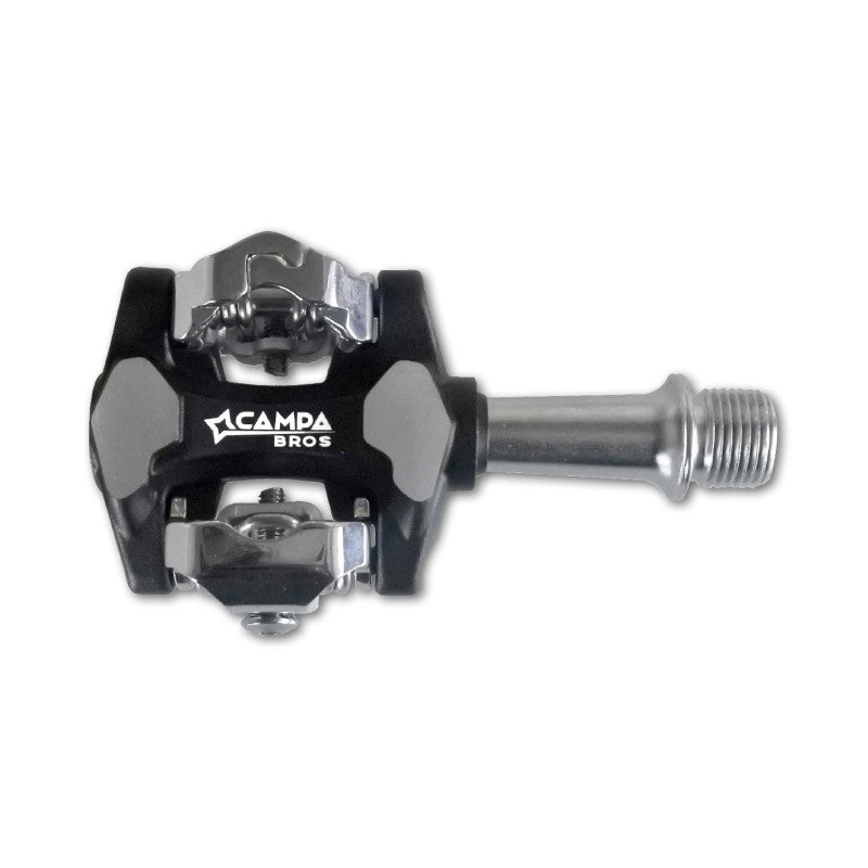 Campa Bros Paia pedali MTB a sgancio doppio cuscinetto perno cr-mo nero