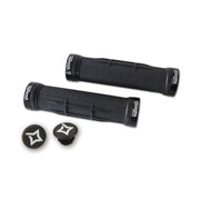 Campa Bros Paia manopole DH KOMBAT nero e anelli di blocco alluminio nero