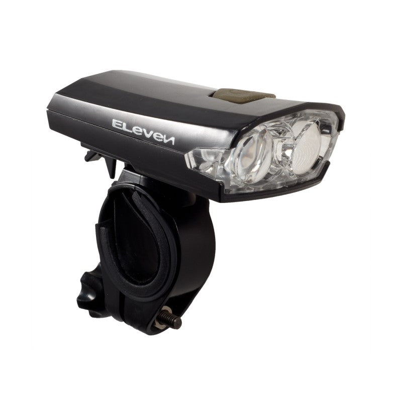 Eleven Fanalino anteriore a led bianco ricaricabile USB 2 led