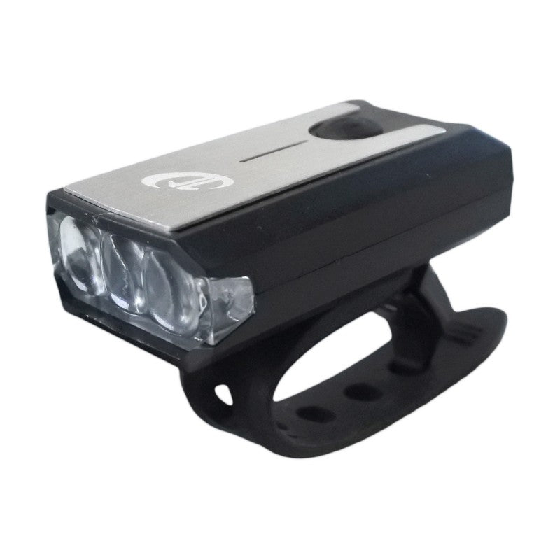 Eleven Fanalino anteriore a led bianco ricaricabile USB 3 led