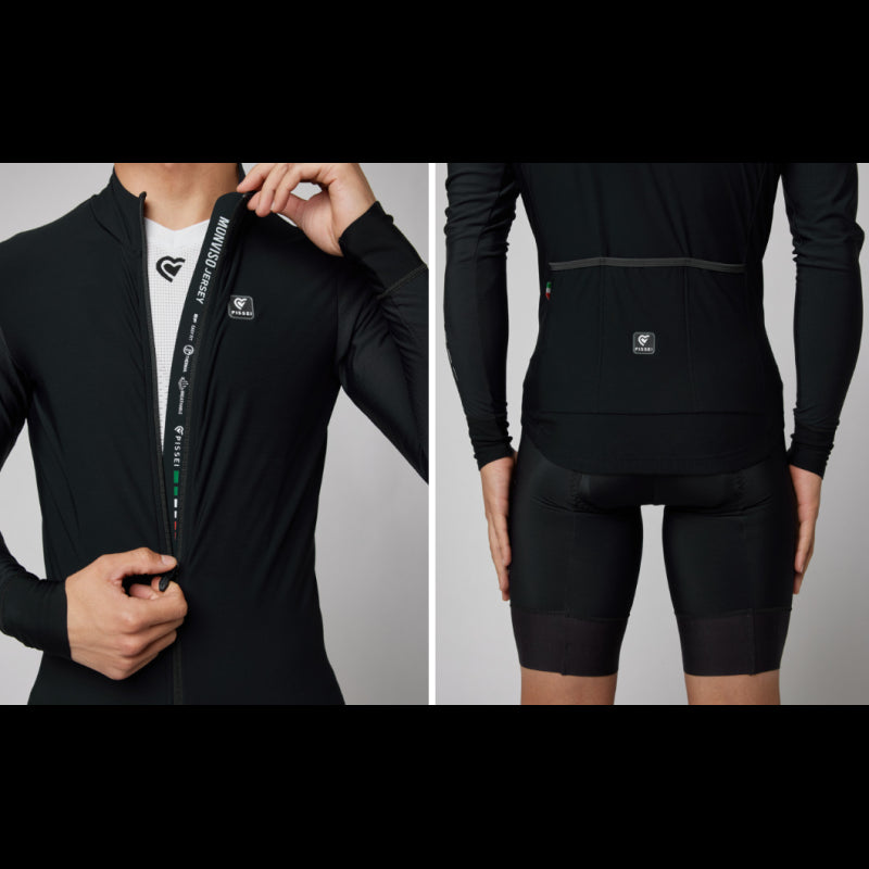 Pissei Maglia Invernale Monviso Nero