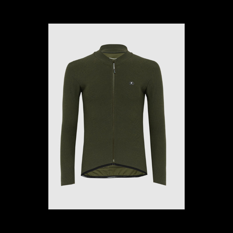 Pissei Maglia Invernale Prima Pelle Verde Melange