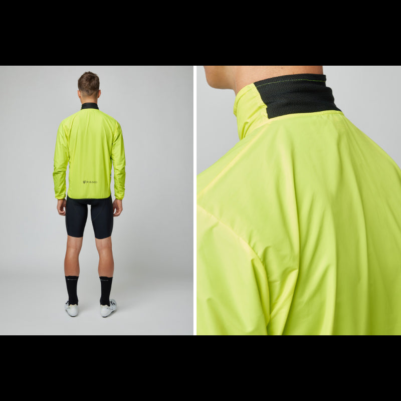 Pissei Mantellina Antivento Alito Giallo Fluo