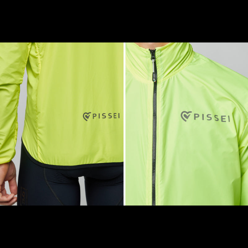 Pissei Mantellina Antivento Alito Giallo Fluo