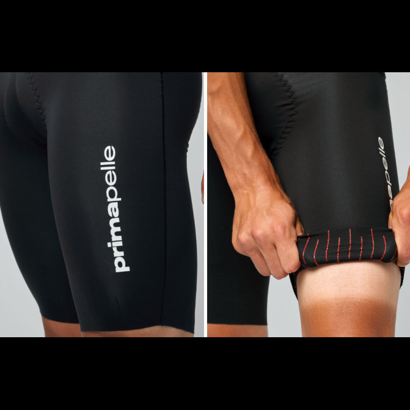 Pissei Pantaloncino Corto Invernale Prima Pelle Nero