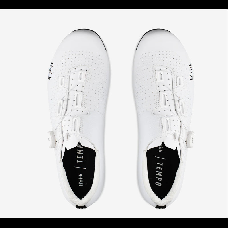 Fizik Scarpe Road Decos Carbon Wide Bianco