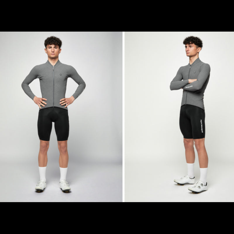 Pissei Maglia Invernale Prima Pelle Grigio Melange