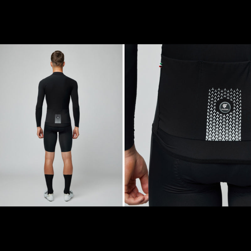 Pissei Maglia Invernale Prima Pelle Nero