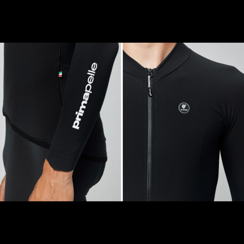 Pissei Maglia Invernale Prima Pelle Nero