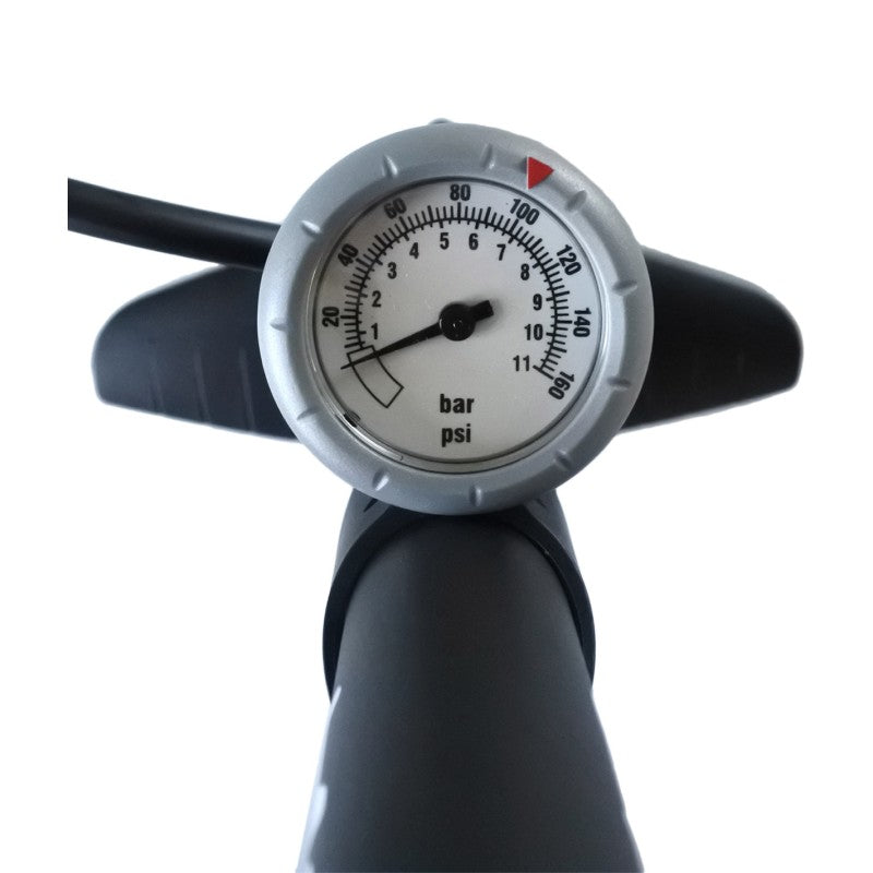 Eleven Pompa da pavimento in resina con manometro professionale