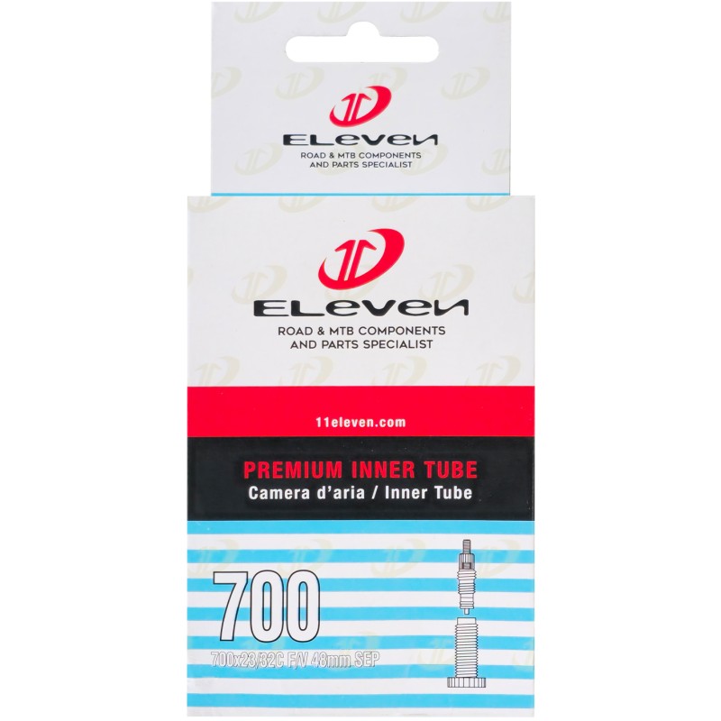 Eleven Cam.d'aria 700 x 23/32C in box valvola presta 48mm smontabile
