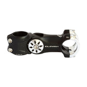 Eleven Attacco Mtb regolabile alu 1-1/8" x 095mm -20°/+40° nero/testa grigia