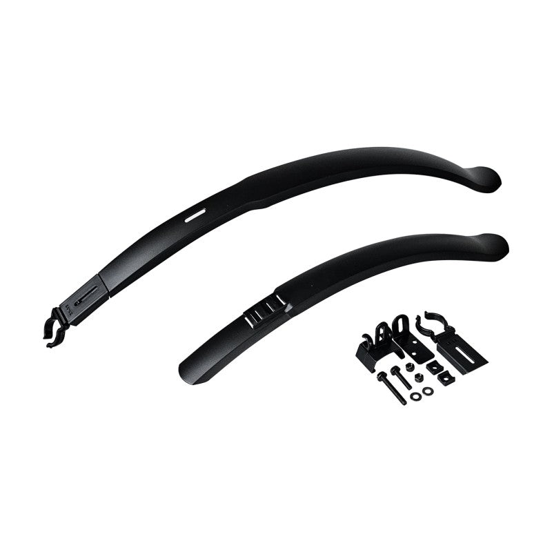 Eleven Kit parafanghi sgancio rapido MTB e Trekking (max 2.125") in plastica neri