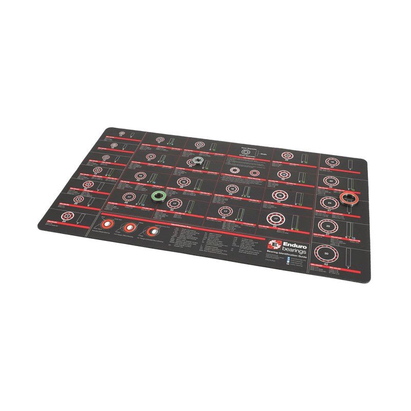 Enduro Tappetino da banco per identificazione diametro interno dei cuscinetti (WBM-004)