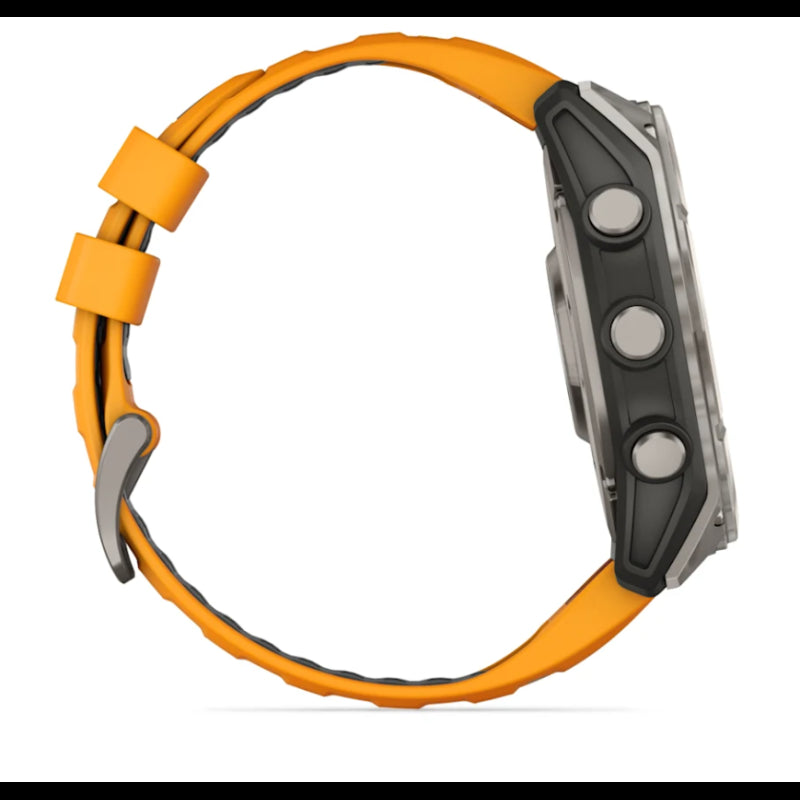 Garmin Fenix 8 Amoled Sapphire Titanium & Spark Orange 51mm