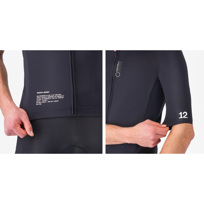 Castelli Giubbino Manica Corta Do.Di.Ci SS Nero