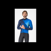 Castelli Maglia Invernale Amplify Thermal Blu/Azzurro Italia