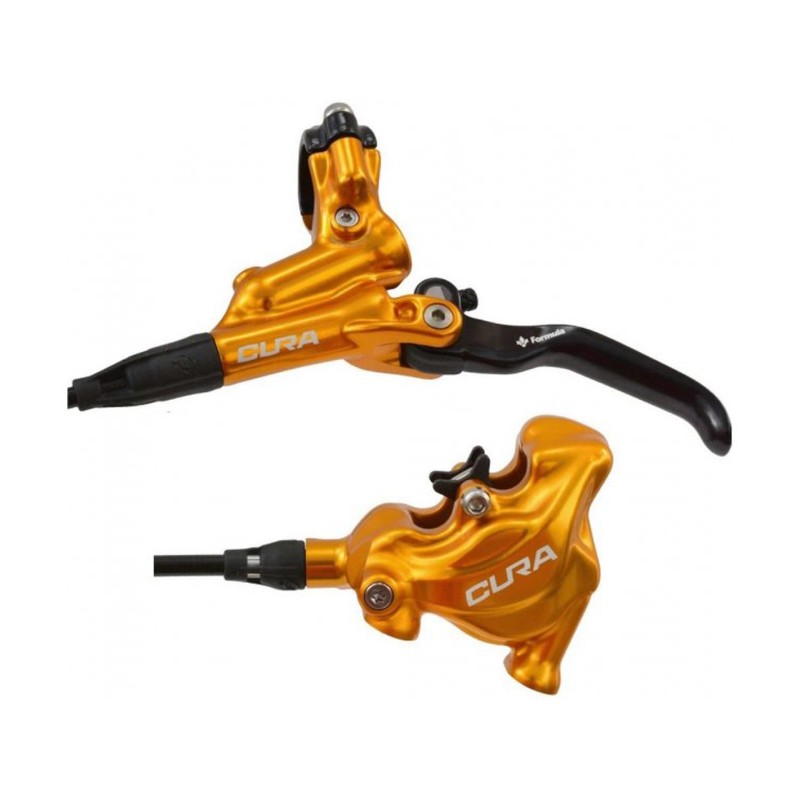 Formula Kit Freno a disco idraulico Cura Flat Mount anteriore/posteriore oro