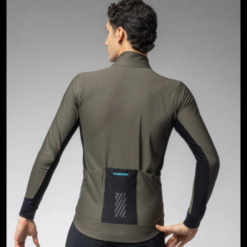 Alè Giubbino Idrorepellente Klimatik Tornado Verde Militare