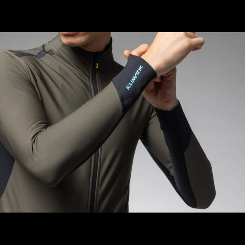 Alè Giubbino Idrorepellente Klimatik Tornado Verde Militare