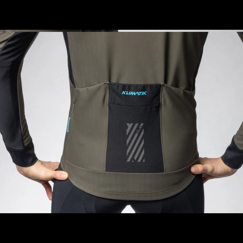 Alè Giubbino Idrorepellente Klimatik Tornado Verde Militare