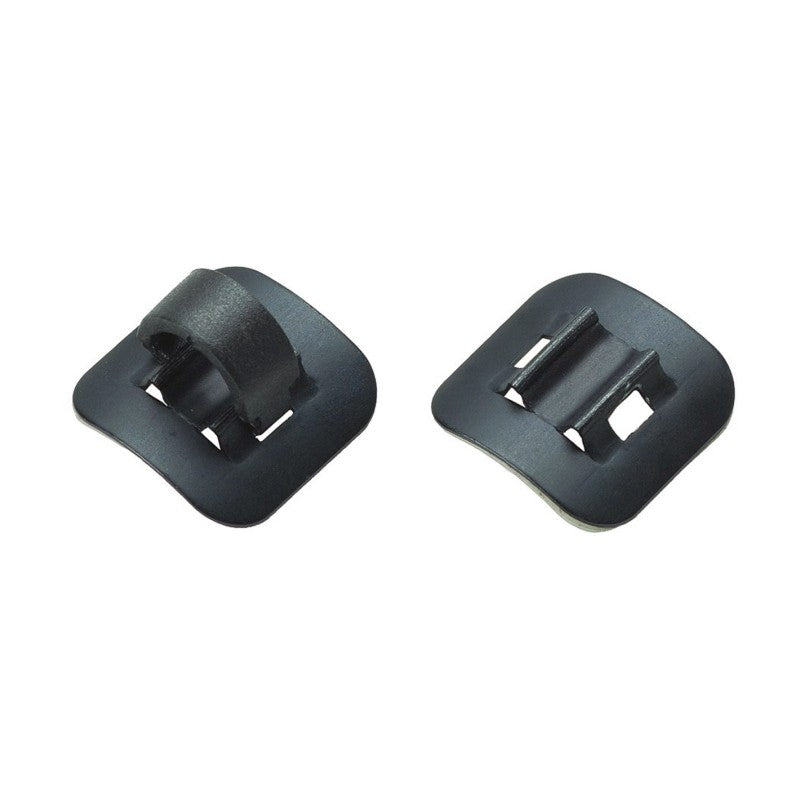 Jagwire Guida cavo adesiva in lega nera (4 pz)