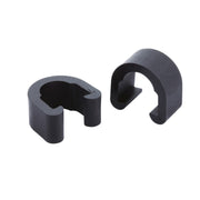 Jagwire Guida cavo C-Clips per guaina in plastica nera (4 pz)