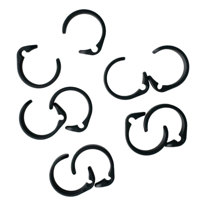 Jagwire Gancio per cavo E-Bike 3,2mm - misura 19-22,2mm nero (10 pz)