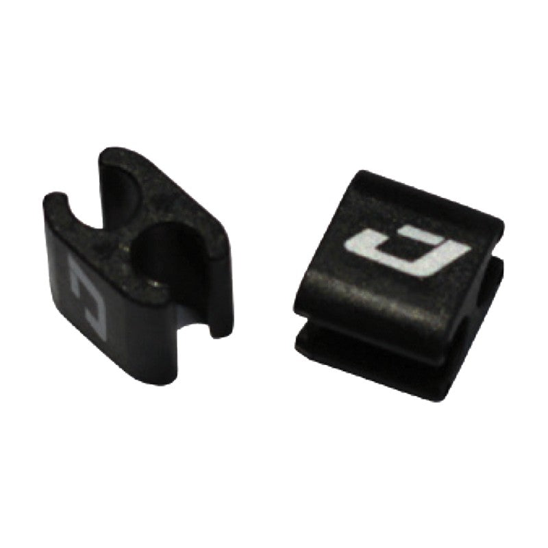 Jagwire Gancio per cavi freno e cambio E-Bike in nylon nero (4 pz)