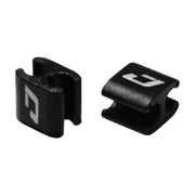 Jagwire Gancio per cavi freno e cambio in nylon nero (4 pz)