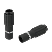 Jagwire Regolatori lineari Sport Mini per cambio neri rivestiti in gomma (2 pz)