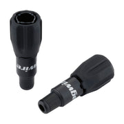 Jagwire Regolatori diretti Sport per cambio neri rivestiti in gomma (2 pz)