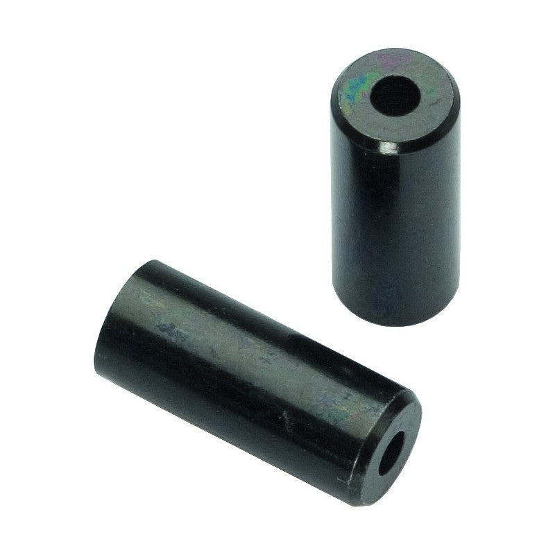 Jagwire Capi guaina aperti per cambio 4mm in ottone neri (50pz)