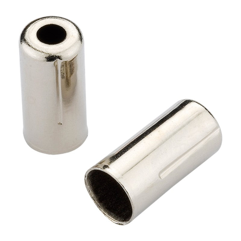 Jagwire Capi guaina aperti per freno 5mm in ottone cromato (200pz)