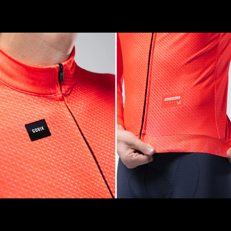 Gobik Maglia Manica Lunga Hyder Vermilion