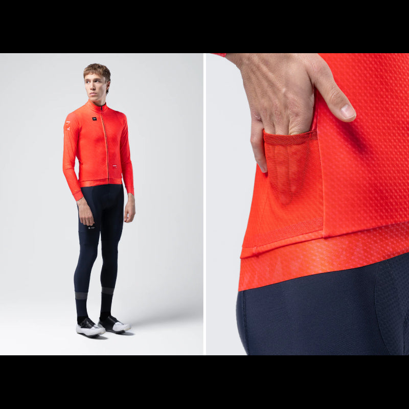 Gobik Maglia Manica Lunga Hyder Vermilion