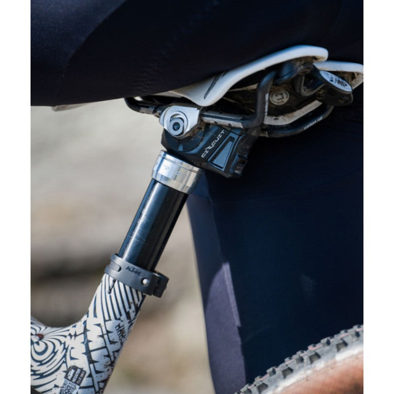 KS Reggisella telescopico KS Rage Circuit 30,9 x 520 x 180mm con batteria, caricabatteria e comando remoto