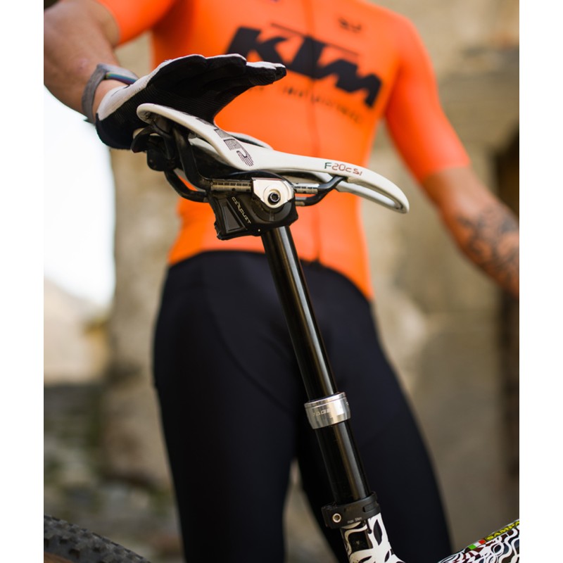 KS Reggisella telescopico KS Rage Circuit 31,6 x 385 x 120mm con batteria, caricabatteria e comando remoto